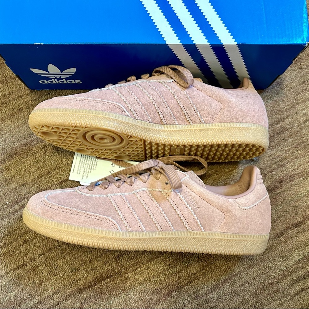 Adidas Sambas Pink New with Tags / Box sz 7 womens